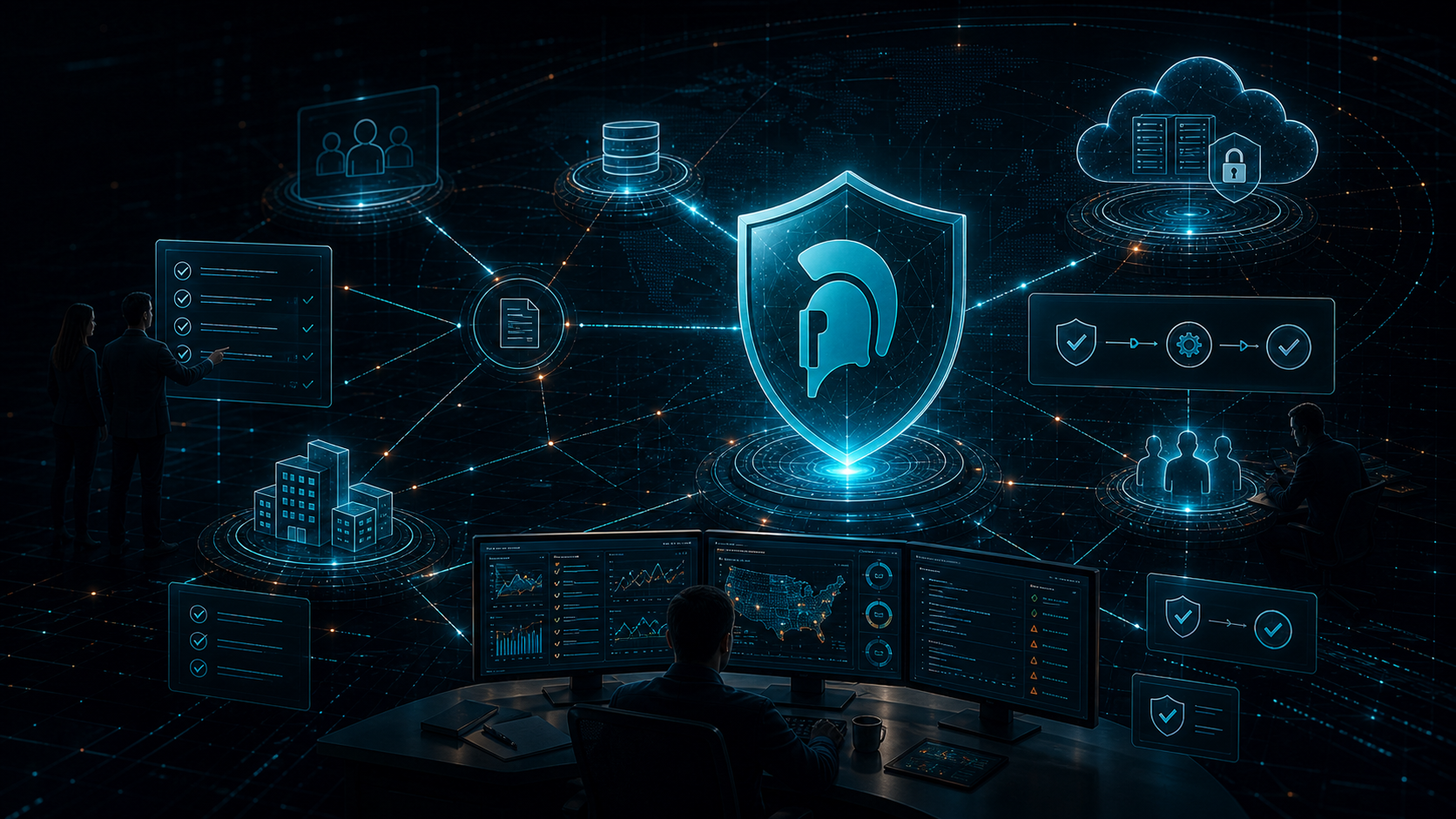 Defense contractor cybersecurity readiness network