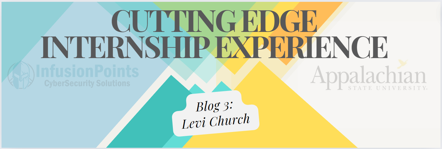 Cutting Edge Internship Experience Blog 3 Levi Church