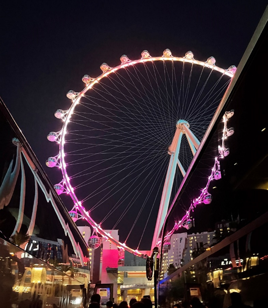 The Linq, High Roller Observation Wheel.