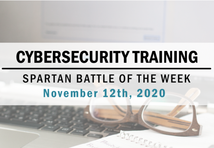 Spartan Battle of the Week - CyberSecurity Training